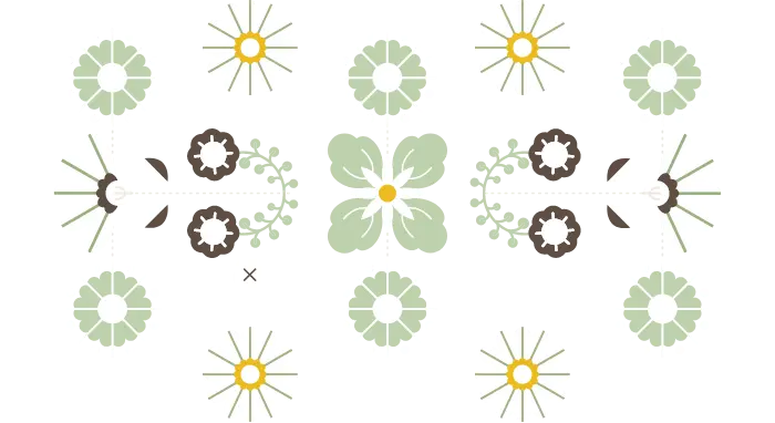Tapisserie fleurs vertes par JUUD EDITION à Bordeaux